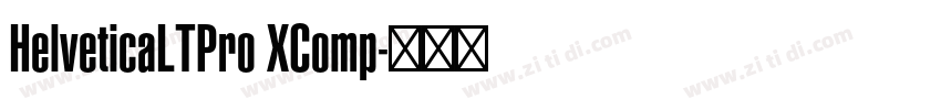 HelveticaLTPro XComp字体转换